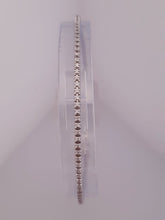 Carica l&#39;immagine nel visualizzatore di Gallery, BRACCIALE TENNIS DIAMANTI ORO BIANCO