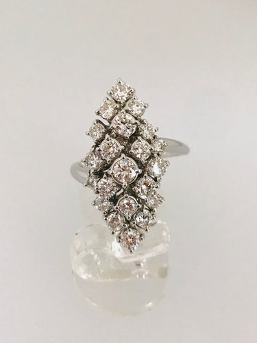 ANELLO FANTASIA DIAMANTI ORO BIANCO