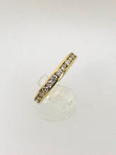 Carica l&#39;immagine nel visualizzatore di Gallery, ANELLO FEDINA DIAMANTI ORO GIALLO