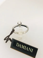 Carica l&#39;immagine nel visualizzatore di Gallery, ANELLO SOLITARIO DAMIANI DIAMANTE ORO BIANCO