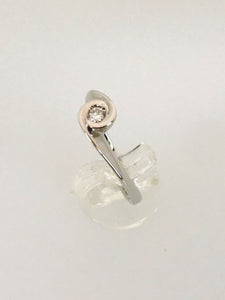 ANELLO SOLITARIO DIAMANTE ORO BIANCO