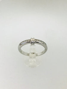ANELLO FANTASIA DIAMANTI ORO BIANCO