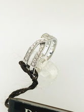 Carica l&#39;immagine nel visualizzatore di Gallery, ANELLO FANTASIA DAMIANI DIAMANTI ORO BIANCO