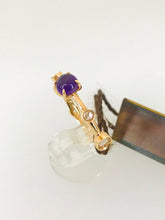 Carica l&#39;immagine nel visualizzatore di Gallery, ANELLO FANTASIA DAMIANI DIAMANTI AMETISTA ORO GIALLO