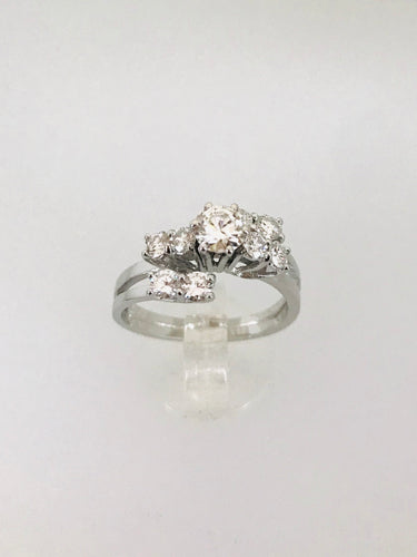ANELLO FANTASIA DIAMANTI ORO BIANCO