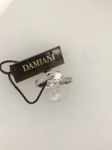 ANELLO SOLITARIO DAMIANI DIAMANTE ORO BIANCO