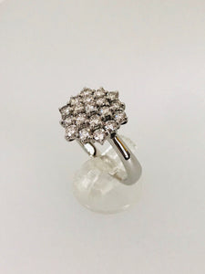 ANELLO FANTASIA DIAMANTI ORO BIANCO