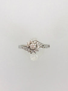 ANELLO FANTASIA DIAMANTI ORO BIANCO