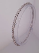 Carica l&#39;immagine nel visualizzatore di Gallery, BRACCIALE TENNIS DIAMANTI ORO BIANCO