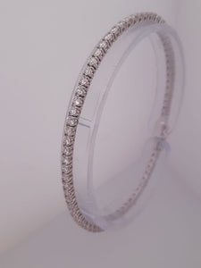 BRACCIALE TENNIS DIAMANTI ORO BIANCO