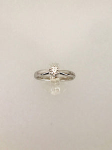 SALVINI - ANELLO SOLITARIO DIAMANTE ORO BIANCO AF335