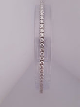 Carica l&#39;immagine nel visualizzatore di Gallery, BRACCIALE TENNIS DIAMANTI ORO BIANCO
