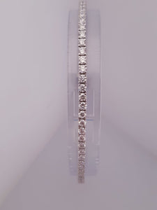 BRACCIALE TENNIS DIAMANTI ORO BIANCO