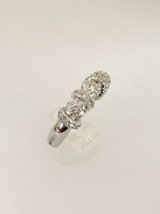 ANELLO FANTASIA DIAMANTI ORO BIANCO