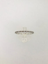 Carica l&#39;immagine nel visualizzatore di Gallery, ANELLO FEDINA DIAMANTI ORO BIANCO