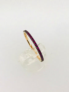 ANELLO FEDINA RUBINI ORO GIALLO