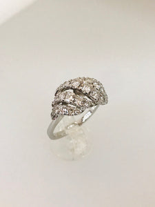ANELLO FANTASIA DIAMANTI ORO BIANCO