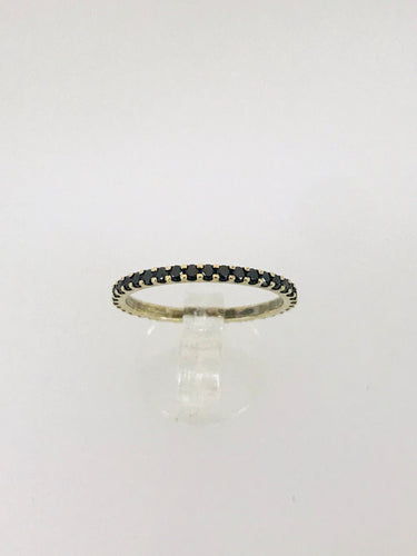 ANELLO FEDINA DIAMANTI NERI ORO BIANCO