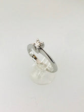 Carica l&#39;immagine nel visualizzatore di Gallery, ANELLO  SOLITARIO DIAMANTE ORO BIANCO