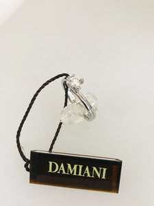 ANELLO SOLITARIO DAMIANI DIAMANTE ORO BIANCO