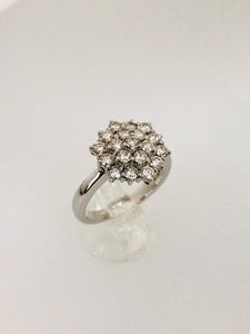 ANELLO FANTASIA DIAMANTI ORO BIANCO