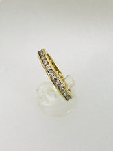 Carica l&#39;immagine nel visualizzatore di Gallery, ANELLO FEDINA DIAMANTI ORO GIALLO