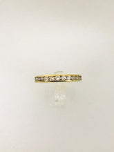 Carica l&#39;immagine nel visualizzatore di Gallery, ANELLO FEDINA DIAMANTI ORO GIALLO