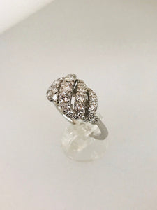 ANELLO FANTASIA DIAMANTI ORO BIANCO