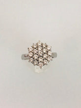 Carica l&#39;immagine nel visualizzatore di Gallery, ANELLO FANTASIA DIAMANTI ORO BIANCO