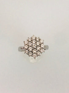 ANELLO FANTASIA DIAMANTI ORO BIANCO