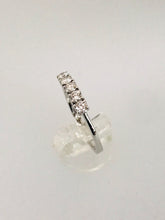 Carica l&#39;immagine nel visualizzatore di Gallery, ANELLO VERETTA DIAMANTI ORO BIANCO