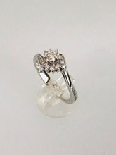 Carica l&#39;immagine nel visualizzatore di Gallery, ANELLO FANTASIA DIAMANTI  ORO BIANCO