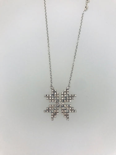 SALVINI - COLLANA FANTASIA ORO BIANCO E DIAMANTI