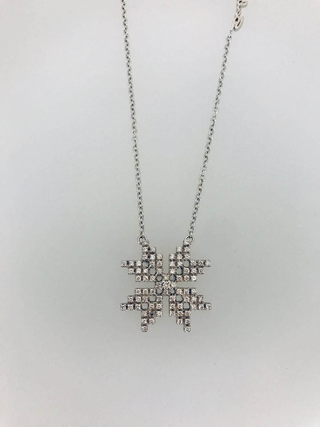 SALVINI - COLLANA FANTASIA ORO BIANCO E DIAMANTI