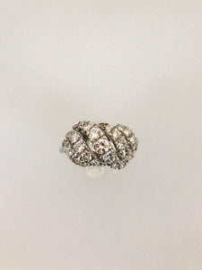 ANELLO FANTASIA DIAMANTI ORO BIANCO