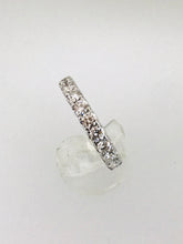 Carica l&#39;immagine nel visualizzatore di Gallery, ANELLO FEDINA DIAMANTI ORO BIANCO