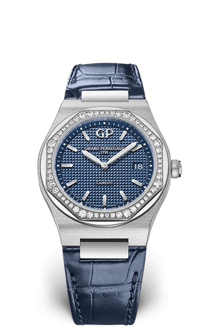 GIRARD PERREGAUX LAUREATO 34 MM  80189D11A431-CB6A DIAMONDS DIAL
