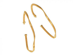 18K Yellow Gold Large Hoop Earrings OG257 Y 01
