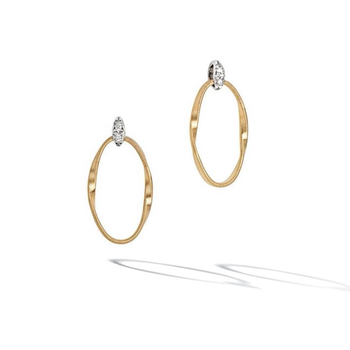 Orecchino a Lobo con Diamanti, Marrakech Onde OG367 B YW
