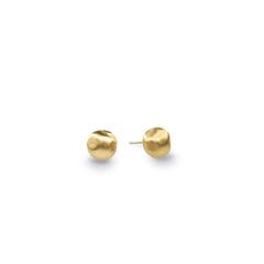 18K Yellow Gold Small Stud Earrings OB1015 Y