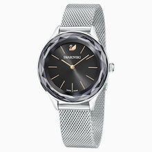 Carica l&#39;immagine nel visualizzatore di Gallery, OROLOGIO OCTEA NOVA, BRACCIALE MILANESE, NERO, ACCIAIO INOSSIDABILE