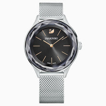 Carica l&#39;immagine nel visualizzatore di Gallery, OROLOGIO OCTEA NOVA, BRACCIALE MILANESE, NERO, ACCIAIO INOSSIDABILE