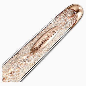 PENNA A SFERA CRYSTALLINE NOVA, TONO DORATO, PLACCATO COLOR ORO ROSA