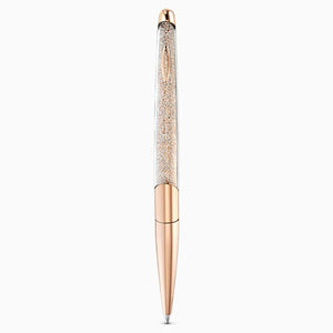 PENNA A SFERA CRYSTALLINE NOVA, TONO DORATO, PLACCATO COLOR ORO ROSA