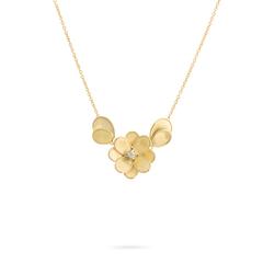 Petali Small Flower Pendant With Leaves CB2437 B Y 02